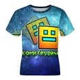 thumbnail image 4 of Geometry Dash Children's T-Shirt Short Sleeve T-Shirt Breathable Summer Tee Shirt for Boys Girls 150CM, 4 of 8