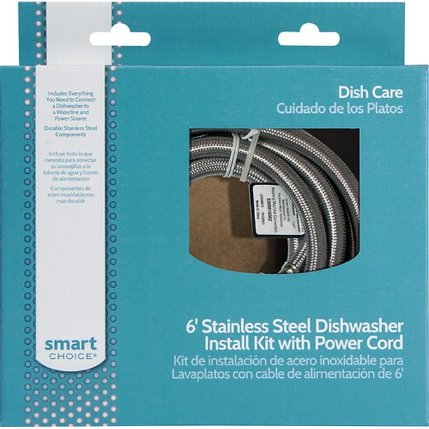 Smart Choice 6' Deluxe Dishwasher Install Kit Multi
