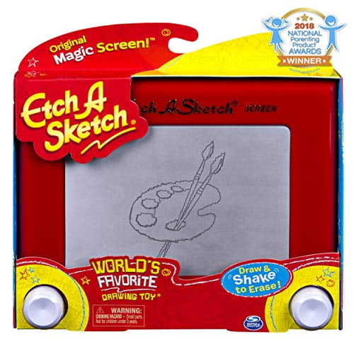 Etch A Sketch Classic Red Drawing Toy with Magic Screen for Ages 3 and Up