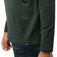 thumbnail image 4 of X RAY JEANS Mens Long Sleeve Henley T-Shirt, Hunter, S, 4 of 5