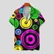 thumbnail image 2 of Camisas de Manga Larga para Hombres Blusa Cómoda de Cuello de Impresión, Camisa Casual de Poliéster para Uso Diario, de Fiesta Y de Primavera de Verano, 2 of 5