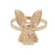 thumbnail image 1 of Fonowx Servilletero de Pascua Metálico Anillo de Servilleta de Conejo Acabado Dorado para Restaurantes, Anfitriones, Banquetes, Eventos Festivos, Fiestas, 1 of 6