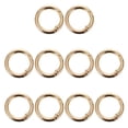 thumbnail image 1 of Minkissy 10Pcs Golden Metal Spring Clips Round Bag Hardware Rings Quick Open and Close for Outdoor Activities, 1 of 5