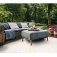 thumbnail image 4 of SAFAVIEH Courtyard Mervyn Botanical Indoor/Outdoor Area Rug, Pink/Gold, 8' x 10', 4 of 9