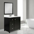 thumbnail image 2 of Design House 547018 Shorewood Unassembled 1-Door 2-Drawer Vanity without Top, 30", Espresso, 2 of 14