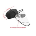 thumbnail image 2 of serony Casquette de Protection Faciale Unisexe Détachable Visière Transparente Casquette de Protection Faciale, 2 of 9