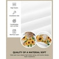 thumbnail image 2 of Sunflower Seat Covers for Dining Room Chairs Set of 4, Floral Stretchy Dining Chair Cushion Covers, Removable Washable Furniture Protector Rustic Newspaper Clipping Slipcovers for Office, 2 of 6