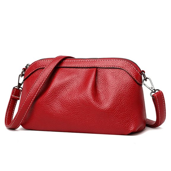 High Quality Long Shoulder Strap Tote Bag New Luxury High Capacity Shoulder Bag Crossbody Bags Female Bag Leather Handbags WHITE