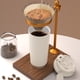 thumbnail image 3 of Inteprter Taza de botella de agua caliente de acero inoxidable, taza de café reutilizable sellada y a prueba de fugas, fácil de limpiar Juegos de servir café y té blanco, 3 of 6