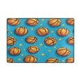 thumbnail image 2 of Area Rugs 36"x24" Indoor Non-Slip Wear Resistant Floor Mats Soft Large Carpets for Living Room, Bedroom, Home Decor Washable Rug Blue Basketball Patterns, 2 of 7