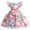 Pink, variant on KYAIGUO Girls Princess Dress for Kids Toddler Baby Summer Flower Dress Party Dresses Performance Mesh Tulle A-Line Dress Floral Formal Dress Summer for 3-12Y