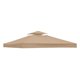 thumbnail image 4 of Toldo de repuesto de 10 × 10, cubierta , toldo para tienda, solo toldo impermeable para lluvia, toldo de repuesto para toldo al aire libre, Caqui, 4 of 8