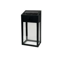 Better Homes & Gardens Nico Solar Powered Black LED Deck Fence Light, 20 Lumens