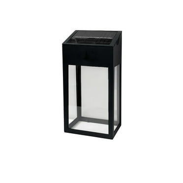 Better Homes & Gardens Nico Solar Powered Black LED Deck Fence Light, 20 Lumens