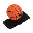 thumbnail image 3 of Uxcell bola de muñeca deportiva de 1.9 pulgadas, bola de baloncesto de goma con retorno para ejercicio, naranja fluorescente, 3 of 5