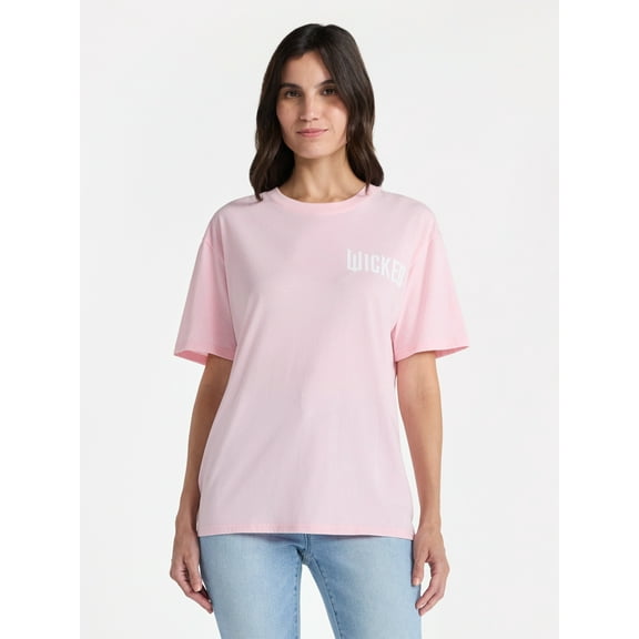 Wicked, Junior's Graphic Short Sleeve Tee, Wicked 2 Logo, Sizes XXS-XXL