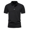 thumbnail image 2 of Sngxgn Men's Fit Midweight Short-Sleeve Polo(Black,XL), 2 of 8