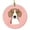 Pink, variant on Carolines Treasures BB1301CO1 Checkerboard Lime Green Beagle Ceramic Ornament 3 in multicolor