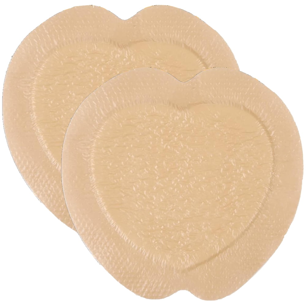 2 Pcs Wound Dressing Sacrum Silicone Foam Dressing With Adhesive Border, Waterproof Sacral Pad For Sacrum,Butt Bed Sore,Pressure Ulcer,High Absorbent Wound Care Bandages