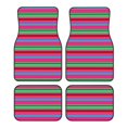 thumbnail image 1 of Lsque Colorful Mexican Stripes Print 4-Piece Floor Mats, Heavy-Duty Rubber Liners, Anti-Slip Design, All-Season Automotive Protection, Vehicles, Cars, Trucks, and SUVs, 1 of 7