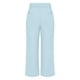 thumbnail image 5 of Pantalones de vestir de mujer de cintura alta y pierna ancha - Abotonados con bolsillos, corte informal entallado para el trabajo o la playa, 5 of 6