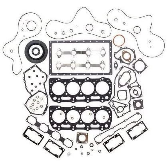 Full Gasket Set fits New Holland T2310 TC40 TC40A TC40D TC40DA TT45A 195906990 195907160 195907000 fits Case fits Case IH D40 fits Ford SBA195906990