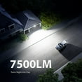 thumbnail image 3 of Luz LED de seguridad Onforu 75W con sensor de movimiento 7500LM, 3 of 8