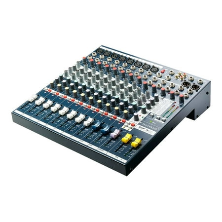 Soundcraft EFX8 8-Channel Analog Audio Mixer with Lexicon FX, 14.30 x 13.00 x 3.60 in