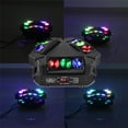 thumbnail image 2 of 2Pcs Moving Head DJ Lights, 9 Head Spider LED Stage Lighting Sound Activated DMX RGBW Disco Lights for Party Club Wedding, 2 of 7