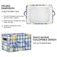 thumbnail image 2 of Yayeee 2 Pack Canvas Storage Basket with Handles for Shelves Fabric Bins Closet Organizer, Light Lemon, 2 of 8
