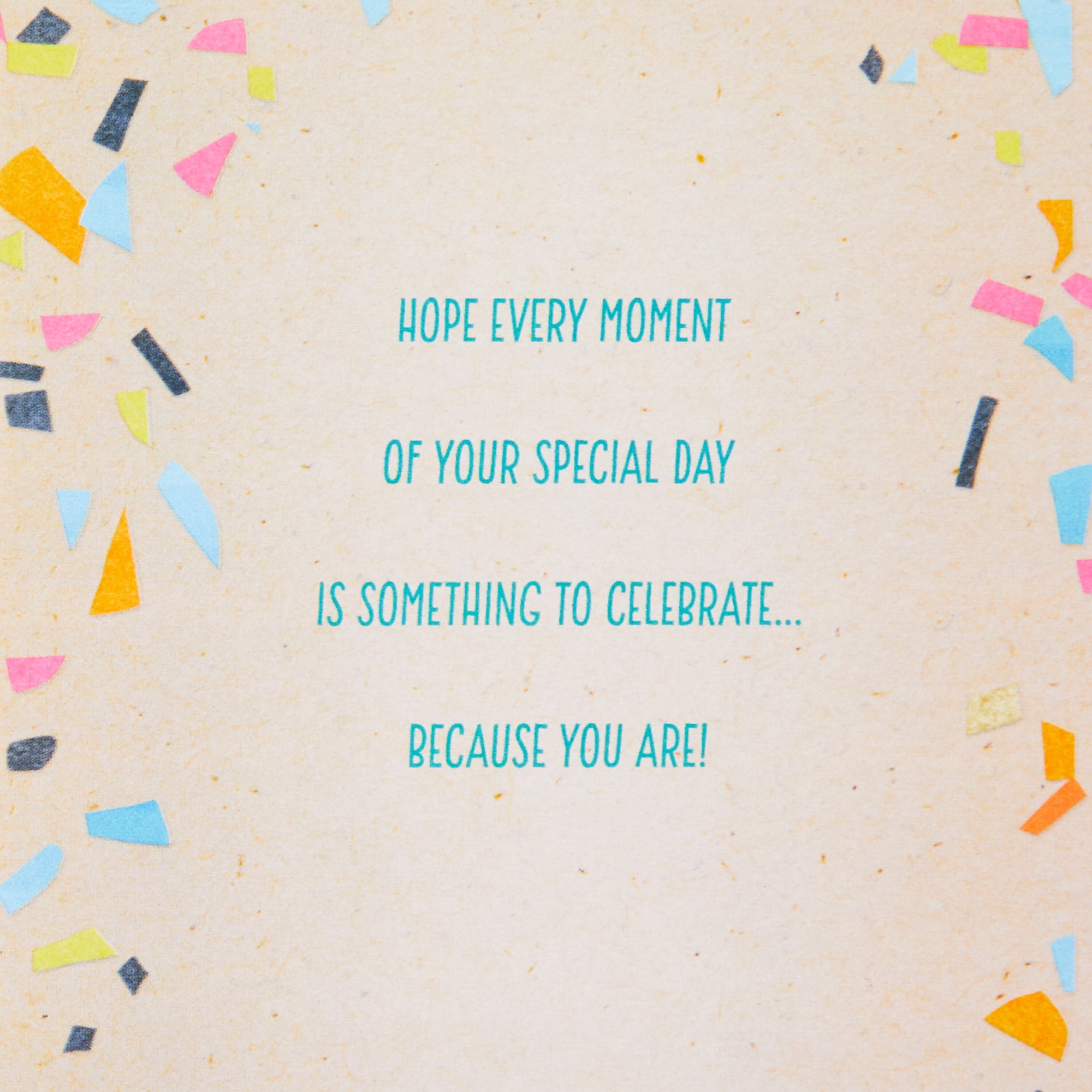 Hallmark Birthday Card (Confetti of Life)