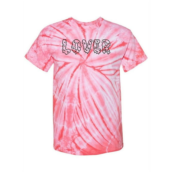 Lover Text Tie-Dye Cyclone Men -Smartprints Designs, Male XX-Large