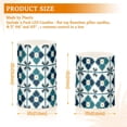 thumbnail image 6 of Yayeee Flameless Candles with Remote Flickering Battery Operated Multi Color Changing, Blue Mosaic Pattern, 6 of 7