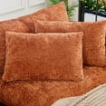 thumbnail image 5 of JONPONY 111" Cloud Couch,L Shaped Modular Sectional Sofa with Movable Ottoman, Deep Seat Sleeper Couches for Living Room,Chenille Orange, 5 of 8