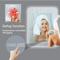 LED Smart Bathroom Mirror with Clock & Temp., Magnifying, Sizes 20x28 ...