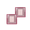 Pink, variant on Urban Shop 12 x 12 Green Wood Picture Frames, 2-Pack, Displays 6 x 8 Photo with Mat