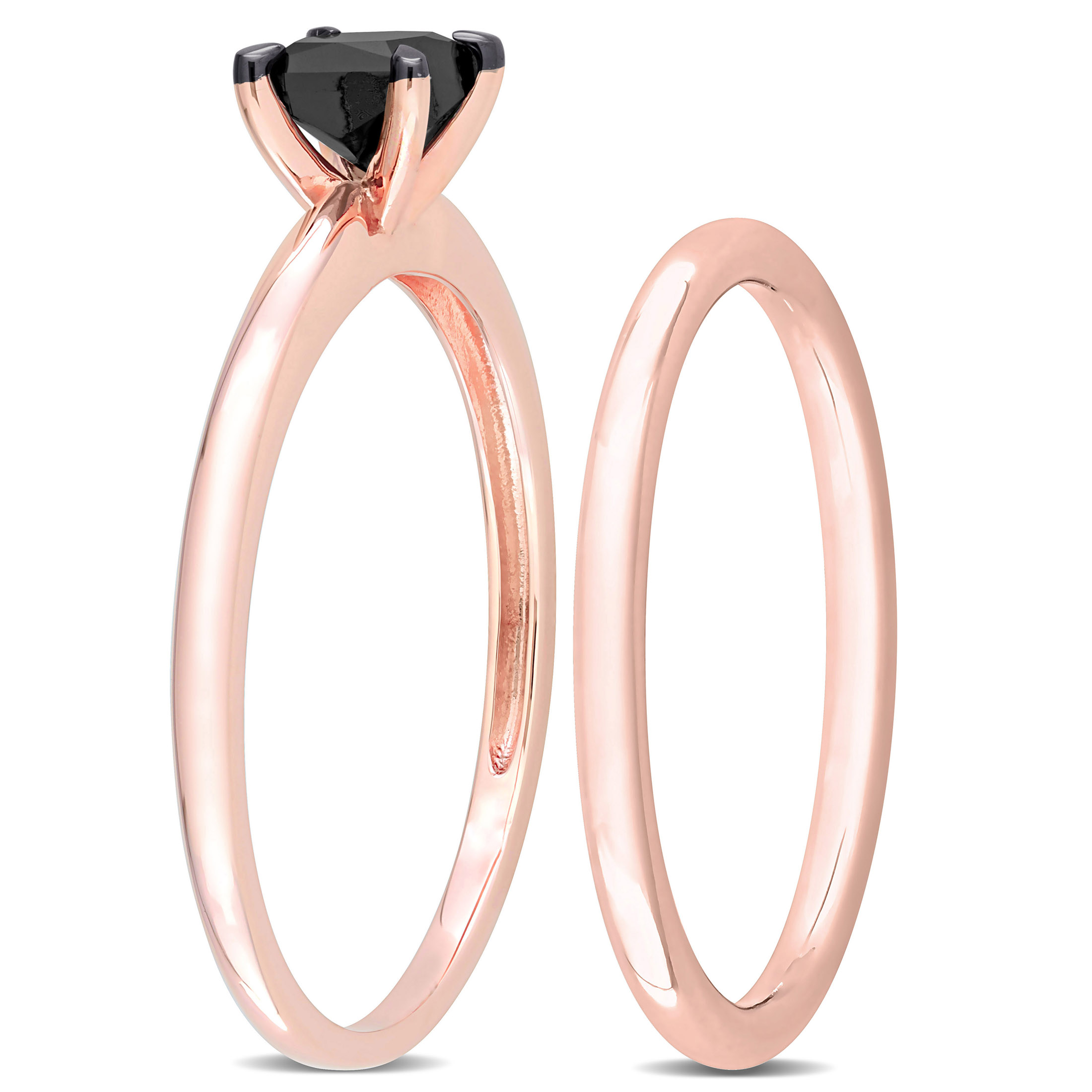 Everly Women's Diamond 14k Rose Gold Bridal Set