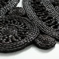 thumbnail image 3 of Safavieh Natural Fiber Stamen Solid Area Rug, Black, 5' x 5' Round, 3 of 7