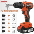 thumbnail image 4 of Hi-Spec 68pc 75mm & 25mm Long Hex Shank and Tamperproof Cr-V Driver Bit Set with Bit Handle and Drill Driver Adaptor, 4 of 6