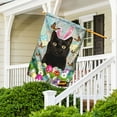 thumbnail image 1 of FLAGWIX Black Cat Happy Easter Flag, Outdoor Easter Decoration - House Flag (29.5" x 39.5"), 1 of 4