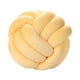 thumbnail image 1 of almohada de bola de nudo,Almohada de bola de nudo suave,almohada anudada de tiro redondo,Almohada de tiro Cojín Almohada de felpa Juguete de peluche,Sillas de cama de utilería de amarillo, 1 of 9