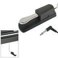 thumbnail image 3 of Pedal de sustain ammoon Teclado de Piano Sustain Pedal para Casio Yamaha Roland Piano Electrico Órgano Electrónico Meterk  Pedal de sustain, 3 of 6
