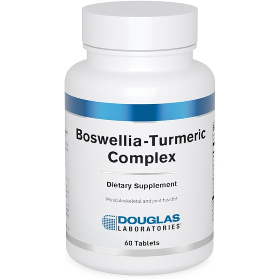 Douglas Laboratories Boswellia-Turmeric Complex | Botanical Extracts to Support Normal Recovery of Joints and Muscles after Exercise or Activity* | 60 Tablets