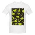 thumbnail image 4 of Bingfone Cute Cartoon Dinosaurs Men'S Loose Fit Short-Sleeve Pocket T-Shirt, 4 of 7
