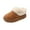 Brown, variant on Brown Womens Casual Winter Snow Boots Round Toe Slip On Warm Lined Thick Sole Outdoor Comfortable Furry Booties