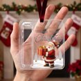 thumbnail image 5 of Lajdalh Christmas Cash Gift Ornament, Acrylic Money Holder Hanging Decor, Unique Christmas Decoration for Christmas Tree, Fireplace, 5 of 7