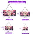 thumbnail image 5 of Hello Valentine’s Day Havanese Flower Crown Romantic Pink Floral Landscape Wood Sign Havanese Dog Lover Gifts Idea Hanging Wall Home Decor - 00031, 5 of 5
