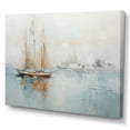 thumbnail image 2 of Designart "Minimalistic Outlook Of The Port I" Port Landscape Canvas Prints, 2 of 7