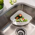 thumbnail image 4 of Better Houseware 724 White Plastic Corner Sink Strainer, 4 of 9