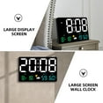 Weather Clock Large Wall Clock Temperature Digital Wall Clock Clock